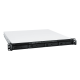 NAS RackStation RS822RP+ | 4 Bahías | 1U | AMD Ryzen V1500B | 32 GB DDR4 ECC | 4 Puertos 1GbE | Expansión PCIe | Compatibilidad con RAID | Caché SSD | Unidades de Energía Redundantes.