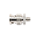 Adaptador en Línea de Conector SMA Hembra a BNC Macho, Níquel/ Oro/ Teflón.