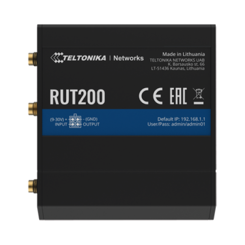 Router Industrial LTE 4G / 150 Mbps Cat 4 / 2 Puertos Ethernet / WiFi 2.4 GHz / Montaje DIN / -40°C a 75°C