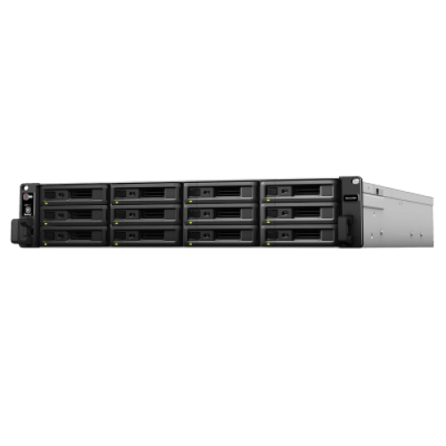Unidad de Expansión Synology RX1217/RX1217RP | 12 Bahías de Disco | Compatible con RackStation 2U | Expansión de Volumen en Línea | Fuentes de Alimentación Redundantes (RX1217RP) | Administración DSM.