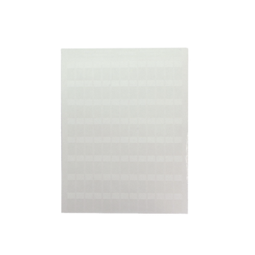 Hojas con 5000 Etiquetas Auto-Laminadas para Impresora Láser/Inyección de Tinta, para Cables de 3 a 7.1 mm de Diámetro (12 - 10 AWG), Color Blanco