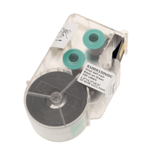 Casete de Etiqueta Auto-Laminada para Cableado de Redes de Cobre, Fibra Óptica o Eléctrico, 200 Etiquetas