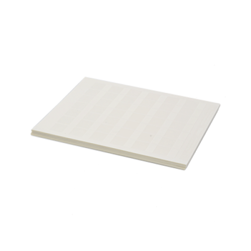 Paquete de Hojas con 2500 Etiquetas de Identificación Auto-Laminadas para Impresora Láser/Inyección de Tinta, para Cables de 4.1 a 8.1 mm de Diámetro (10 - 6 AWG), Color Blanco Paquete de Hojas con 2500 Etiquetas de Identificación Auto-Laminadas para Impresora Láser/Inyección de Tinta, para Cables de 4.1 a 8.1 mm de Diámetro (10 - 6 AWG), Color Blanco