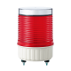 Luz LED destellante IP65, recargable solar en color Rojo