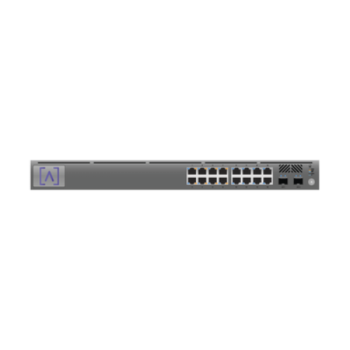 Switch Gigabit PoE+ Administrable / 16 puertos 10/100/1000 Mbps + 2 Puertos SFP Uplink / Presupuesto PoE hasta 120W / Administración Gratuita en la Nube Switch Gigabit PoE+ Administrable / 16 puertos 10/100/1000 Mbps + 2 Puertos SFP Uplink / Presupuesto PoE hasta 120W / Administración Gratuita en la Nube