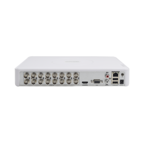 DVR 2 Megapixel (1080P) lite / 16 Canales TURBOHD + 2 Canal IP / 1 Bahía de Disco Duro / H.264+ / 1 Canales de Audio / Salida de vídeo Full HD