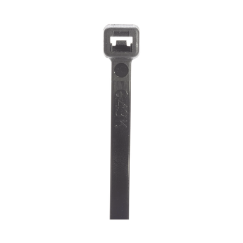 Cincho de Nylon 6.6 StrongHold™, 533mm largo x 7.6mm ancho, Color Negro Exterior, Resistente a Rayos UV, Paquete de 100pz Cincho de Nylon 6.6 StrongHold™, 533mm largo x 7.6mm ancho, Color Negro Exterior, Resistente a Rayos UV, Paquete de 100pz