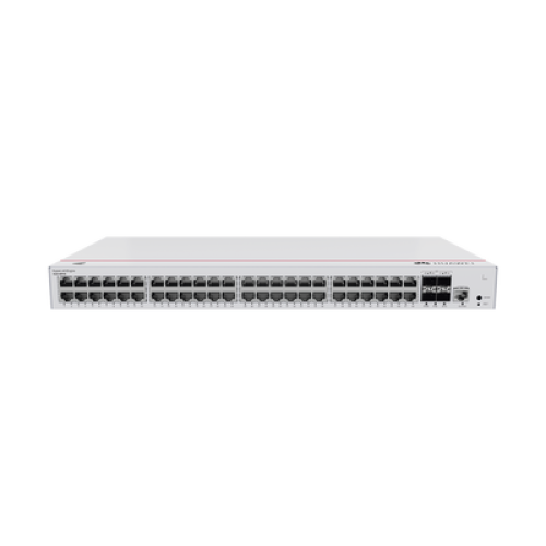 Switch de Acceso Gigabit Administrable PoE Capa 2 / 48 puertos 10/100/1000 Mbps (PoE) / 4 Puertos 1GE SFP Uplink / ERPS / IMGP Snooping / DHCP Snooping / PoE Perpetuo / 380W / Administración Nube Gratis Switch de Acceso Gigabit Administrable PoE Capa 2 / 48 puertos 10/100/1000 Mbps (PoE) / 4 Puertos 1GE SFP Uplink / ERPS / IMGP Snooping / DHCP Snooping / PoE Perpetuo / 380W / Administración Nube Gratis
