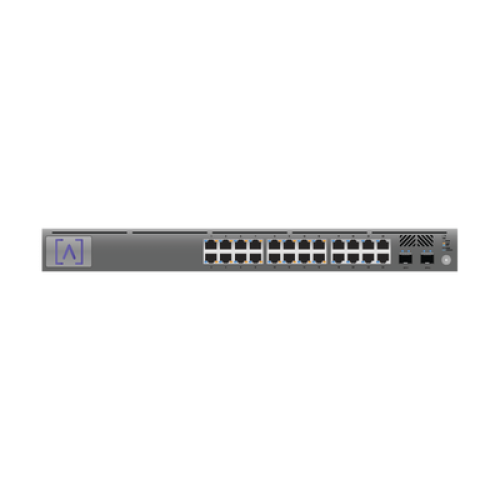 Switch Gigabit PoE+ Administrable / 24 puertos 10/100/1000 Mbps (16 de ellos POE+) + 2 Puertos SFP Uplink / Hasta 240W / Alta LabsCloud. Switch Gigabit PoE+ Administrable / 24 puertos 10/100/1000 Mbps (16 de ellos POE+) + 2 Puertos SFP Uplink / Hasta 240W / Alta LabsCloud.
