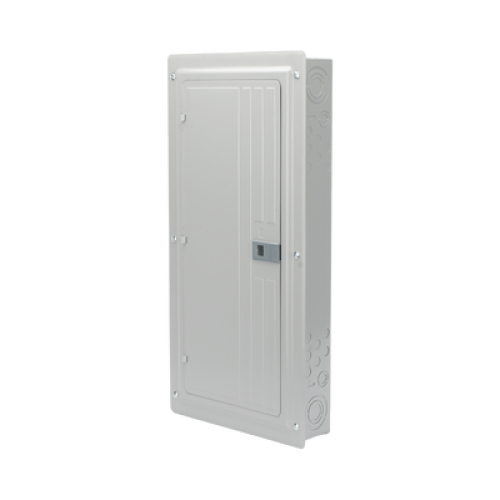 Centro de carga trifásico 3 Fases, 4 Hilos para interruptores QP, de 24 polos - 42 circuitos, 120/240vca, Barras de aluminio 200 Amp, Nema 1, uso interior. Incluye tapa.