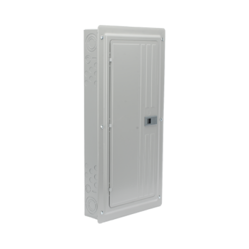 Centro de carga trifásico 3 Fases, 4 Hilos para interruptores QP, de 24 polos - 42 circuitos, 120/240vca, Barras de aluminio 200 Amp, Nema 1, uso interior. Incluye tapa.