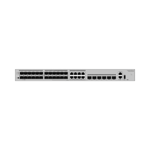 Switch Empresarial Core Gigabit Administrable Capa 3 / 24 puertos 1GE SFP ( Combo con 8 Puertos 10/100/1000 Mbps) / 4 Puertos 10GE SFP+ Uplink / 2 Puertos 10GE SFP+ (Stack) / ERPS / Ruteo Dinámico (RIP, OSPF, IS-IS y BGP) / iStack / Administraci& Switch Empresarial Core Gigabit Administrable Capa 3 / 24 puertos 1GE SFP ( Combo con 8 Puertos 10/100/1000 Mbps) / 4 Puertos 10GE SFP+ Uplink / 2 Puertos 10GE SFP+ (Stack) / ERPS / Ruteo Dinámico (RIP, OSPF, IS-IS y BGP) / iStack / Administraci&