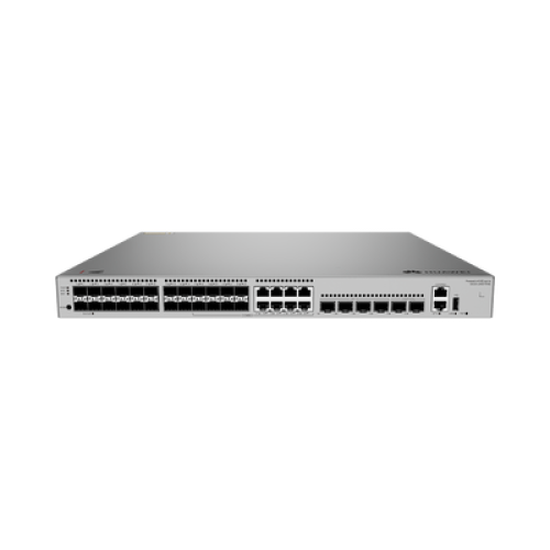 Switch Empresarial Core Gigabit Administrable Capa 3 / 24 puertos 1GE SFP ( Combo con 8 Puertos 10/100/1000 Mbps) / 4 Puertos 10GE SFP+ Uplink / 2 Puertos 10GE SFP+ (Stack) / ERPS / Ruteo Dinámico (RIP, OSPF, IS-IS y BGP) / iStack / Administraci& Switch Empresarial Core Gigabit Administrable Capa 3 / 24 puertos 1GE SFP ( Combo con 8 Puertos 10/100/1000 Mbps) / 4 Puertos 10GE SFP+ Uplink / 2 Puertos 10GE SFP+ (Stack) / ERPS / Ruteo Dinámico (RIP, OSPF, IS-IS y BGP) / iStack / Administraci&