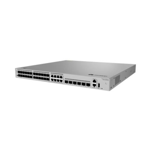 Switch Empresarial Core Gigabit Administrable Capa 3 / 24 puertos 1GE SFP ( Combo con 8 Puertos 10/100/1000 Mbps) / 4 Puertos 10GE SFP+ Uplink / 2 Puertos 10GE SFP+ (Stack) / ERPS / Ruteo Dinámico (RIP, OSPF, IS-IS y BGP) / iStack / Administraci& Switch Empresarial Core Gigabit Administrable Capa 3 / 24 puertos 1GE SFP ( Combo con 8 Puertos 10/100/1000 Mbps) / 4 Puertos 10GE SFP+ Uplink / 2 Puertos 10GE SFP+ (Stack) / ERPS / Ruteo Dinámico (RIP, OSPF, IS-IS y BGP) / iStack / Administraci&