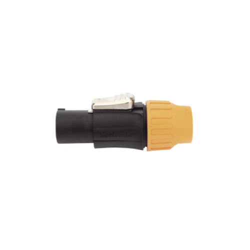 POWERCOM,  línea, neutro y conexión a tierra de seguridad preadaptada IP65 Color Negro