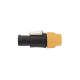 POWERCOM,  línea, neutro y conexión a tierra de seguridad preadaptada IP65 Color Negro