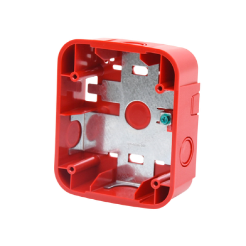 Caja de Montaje en Pared, para Sirena, Color Rojo, Nuevo Diseño Moderno y Elegante