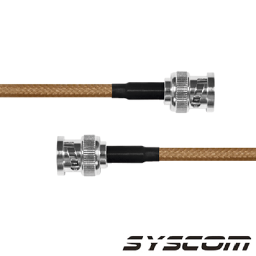 Jumper con Cable LP142 de 60 cm (23.62 pulgadas), con Conectores BNC Macho a BNC Macho. Jumper con Cable LP142 de 60 cm (23.62 pulgadas), con Conectores BNC Macho a BNC Macho.