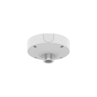 Base de Montaje para Techo SBP-180CMB / Aluminio / Color Blanco RAL9003 / Diámetro 180 mm / Peso 970 g / Tornillo TR30 / Orificio Conduit 19.1 mm / Compatible con Múltiples Modelos Hanwha Base de Montaje para Techo SBP-180CMB / Aluminio / Color Blanco RAL9003 / Diámetro 180 mm / Peso 970 g / Tornillo TR30 / Orificio Conduit 19.1 mm / Compatible con Múltiples Modelos Hanwha