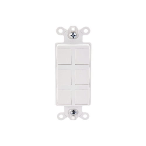 Caja de pared para contactos varios, 6 mini espacios. Caja de pared para contactos varios, 6 mini espacios.