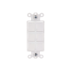Caja de pared para contactos varios, 6 mini espacios. Caja de pared para contactos varios, 6 mini espacios.