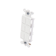 Caja de pared para contactos varios, 6 mini espacios. Caja de pared para contactos varios, 6 mini espacios.