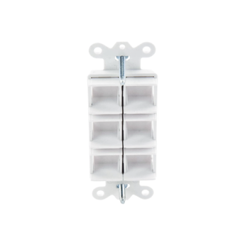 Caja de pared para contactos varios, 6 mini espacios. Caja de pared para contactos varios, 6 mini espacios.