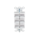 Caja de pared para contactos varios, 6 mini espacios. Caja de pared para contactos varios, 6 mini espacios.