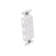 Caja de pared para contactos varios, 6 mini espacios. Caja de pared para contactos varios, 6 mini espacios.