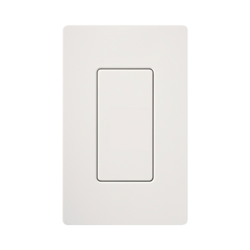 Placa ciega de pared color blanco Snow