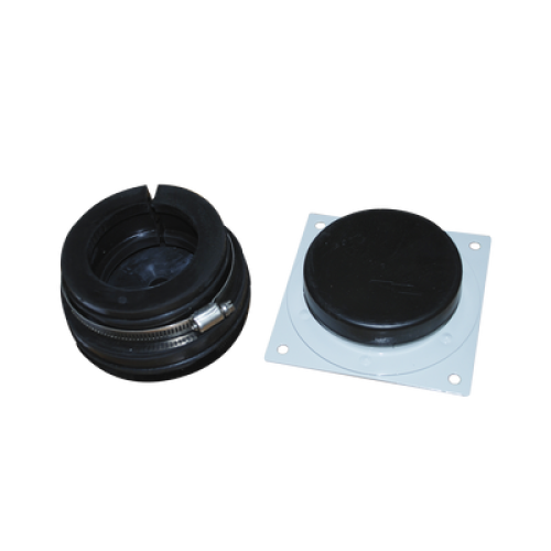 Placa y Goma Pasamuro para Cable Coaxial de 1/2
