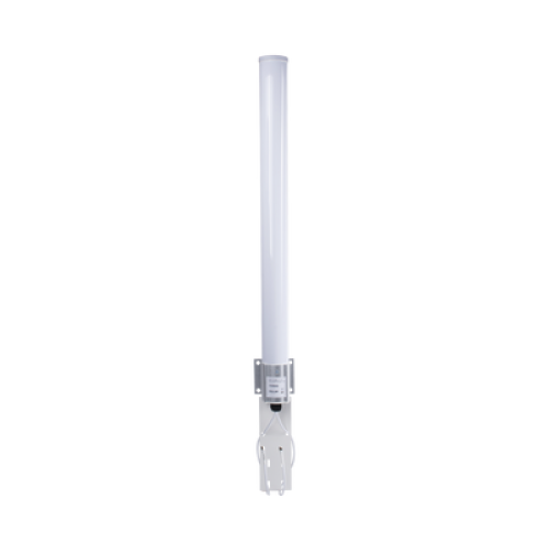 Antena Omnidireccional en 2.4 GHz, Rango de Frecuencias (2.3 - 2.5 GHz), Ganancia de 10 dBi, Doble Polaridad MIMO 2x2, Incluye Jumpers