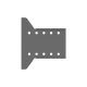 Placa_ Accesorio para Montaje de pantalla desde la Pared | Fabircada en Acero. Placa_ Accesorio para Montaje de pantalla desde la Pared | Fabircada en Acero.