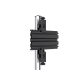 Accesorio_ Riel de Aluminio con longitud de  2380mm| Compatible con estructura para Videowall |  Diseño Modular |  Incluye Tapas de Riel