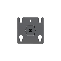 Accesorio - Placa Adaptadora para Panel LED 20 x 20.5 mm | Dimensiones 64 x 64 x 2 mm | Diámetro de Orificio Ø10.3 mm | Separación de Orificios 40 mm. 