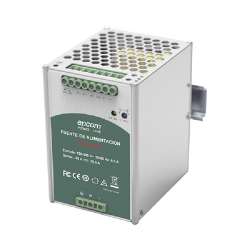Fuente de Poder Industrial 48 Vcc @ 10A / 480W / Función relay Vcc / Función de Conexión Paralelo / Riel Din Fuente de Poder Industrial 48 Vcc @ 10A / 480W / Función relay Vcc / Función de Conexión Paralelo / Riel Din