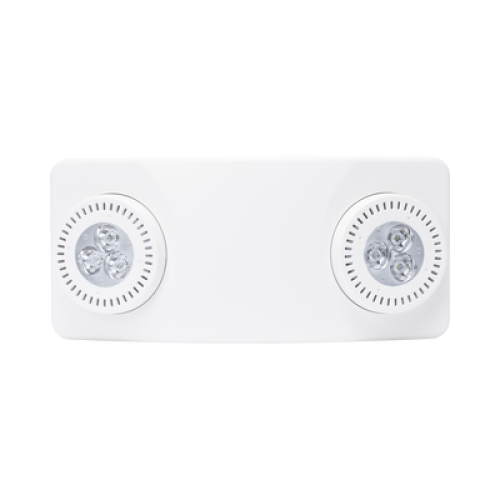 Luz de Emergencia Dual LED /520lm/uso rudo/montaje en pared o techo/batería de respaldo incluida