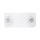 Luz de Emergencia Dual LED /520lm/uso rudo/montaje en pared o techo/batería de respaldo incluida