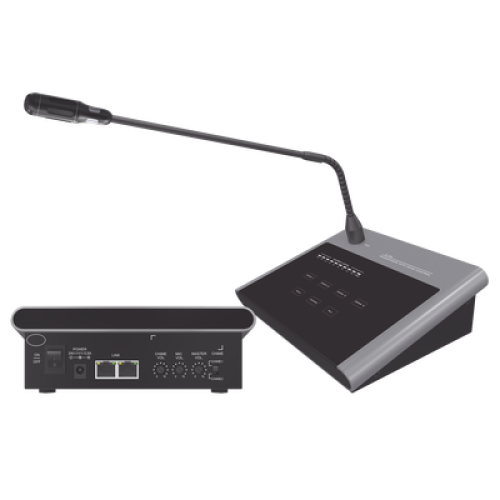 Microfono Remoto de 4 Zonas Para Sistema de Voceo | Compatible Con Amplificadores SF4240UC y SF2240UC