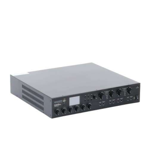 Amplificador Mezclador Matricial | 4 zonas | 240w por canal | 6 entradas | Receptor de medios
