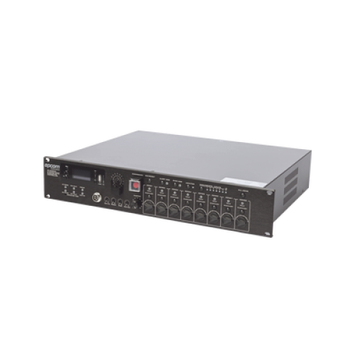 Controlador de Evacuación Por Voz | 500 W | 8 Zonas independientes | 4 entradas de audio y 2 entradas de micrófono Controlador de Evacuación Por Voz | 500 W | 8 Zonas independientes | 4 entradas de audio y 2 entradas de micrófono