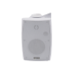 Altavoz de Pared de 2 vías | Woofer 4in + 1.5in | 2.5W - 20W | Para Sistemas 70/100V y 8 ohms | Material ABS | Rejilla y Bracket de Metal | Color Blanco