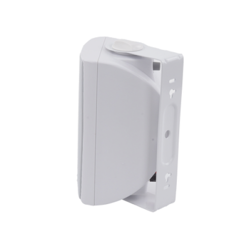 Altavoz de Pared de 2 vías | Woofer 4in + 1.5in | 2.5W - 20W | Para Sistemas 70/100V y 8 ohms | Material ABS | Rejilla y Bracket de Metal | Color Blanco