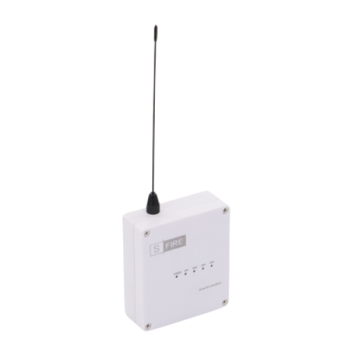 Receptor inalámbrico / 2500 metros de cobertura / 4 salidas de relevador tipo C Receptor inalámbrico / 2500 metros de cobertura / 4 salidas de relevador tipo C