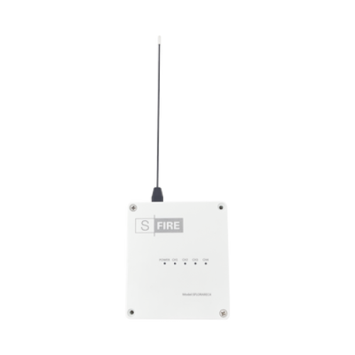 Receptor inalámbrico / 2500 metros de cobertura / 4 salidas de relevador tipo C Receptor inalámbrico / 2500 metros de cobertura / 4 salidas de relevador tipo C