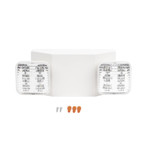 Luz LED de Emergencia Dual LED /150 lúmenes/Luz fría/Batería de Respaldo Incluida/Botón de test. Luz LED de Emergencia Dual LED /150 lúmenes/Luz fría/Batería de Respaldo Incluida/Botón de test.