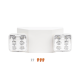 Luz LED de Emergencia Dual LED /150 lúmenes/Luz fría/Batería de Respaldo Incluida/Botón de test. Luz LED de Emergencia Dual LED /150 lúmenes/Luz fría/Batería de Respaldo Incluida/Botón de test.