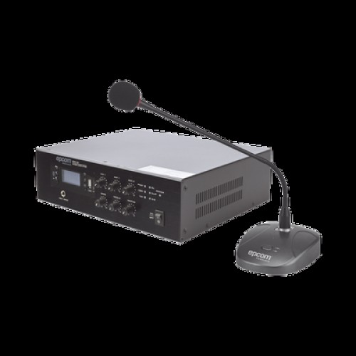 KIT de Amplificador de 120W Modelo SFB120 | más Micrófono de Escritorio Modelo SF621A