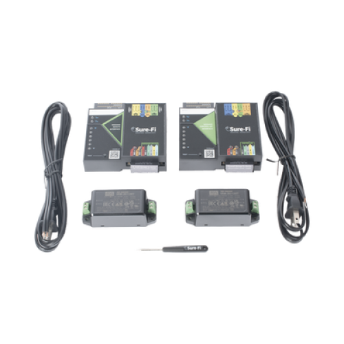Convertidor de lectora para control de acceso (cableado a inalámbrico) / 1 Wiegand / 2 Relevadores / 2 Entradas / Atraviesa hasta 1.6 KM En Construcción o Material