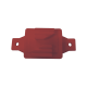 Aislador de Paso color Rojo reforzado para cercos eléctricos, resistente al clima extremoso